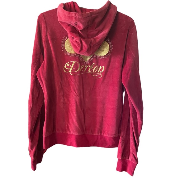 Vintage House of Deréon Velour Hoodie - Picture 1 of 5